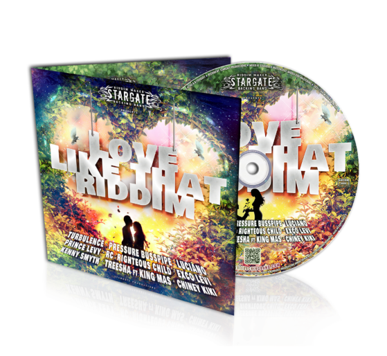Open visual of the CD Digipack "Love like that Riddim"